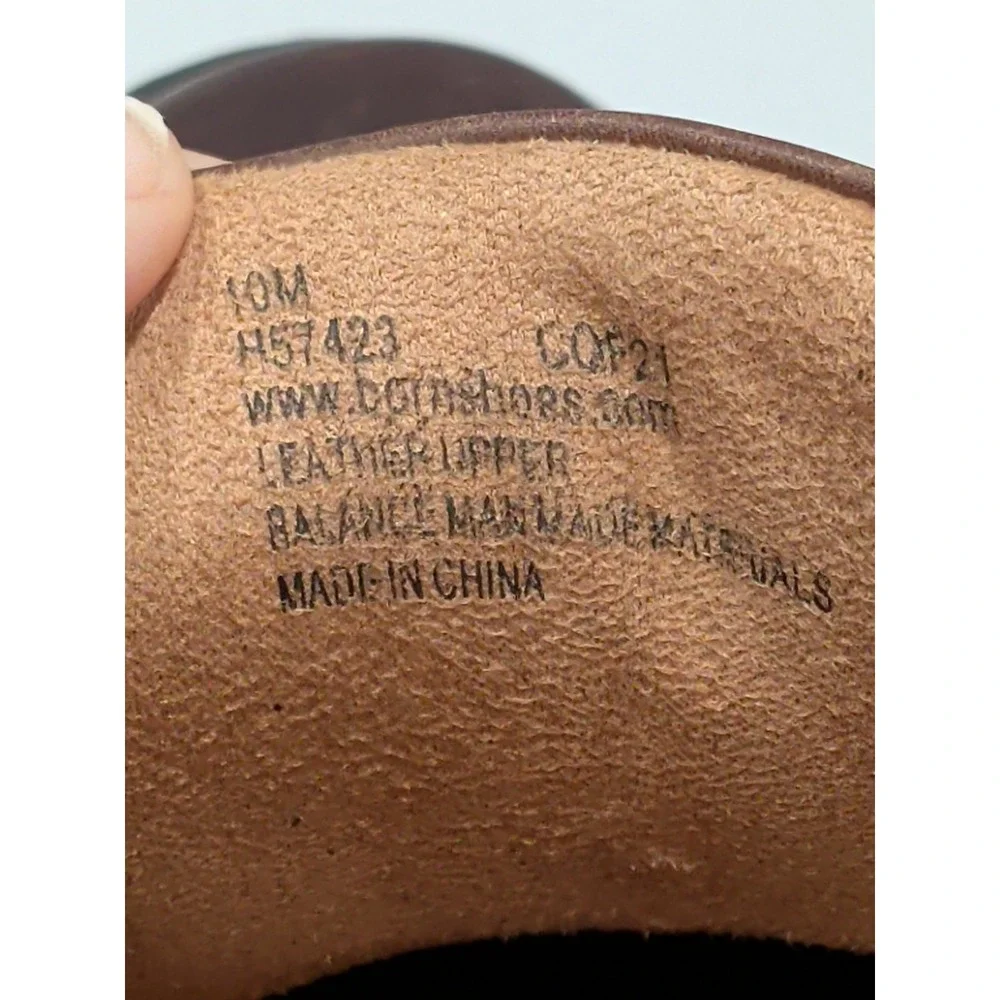 Born Bismark Brown Leather Comfort Ankle Chukka Boots Mens Size 10